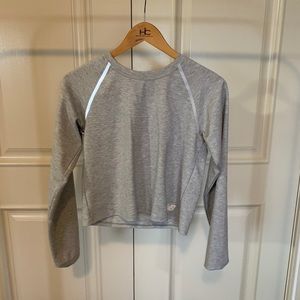 New balance cropped long sleeve/ sweater